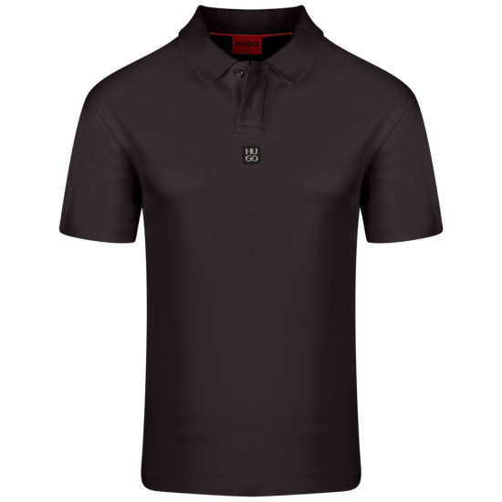 Hugo Μαύρο Κοντομάνικο polo Deabono - 50517638