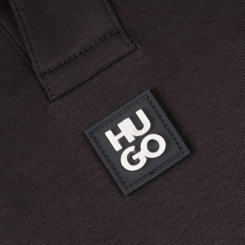 Hugo Μαύρο Κοντομάνικο polo Deabono - 50517638