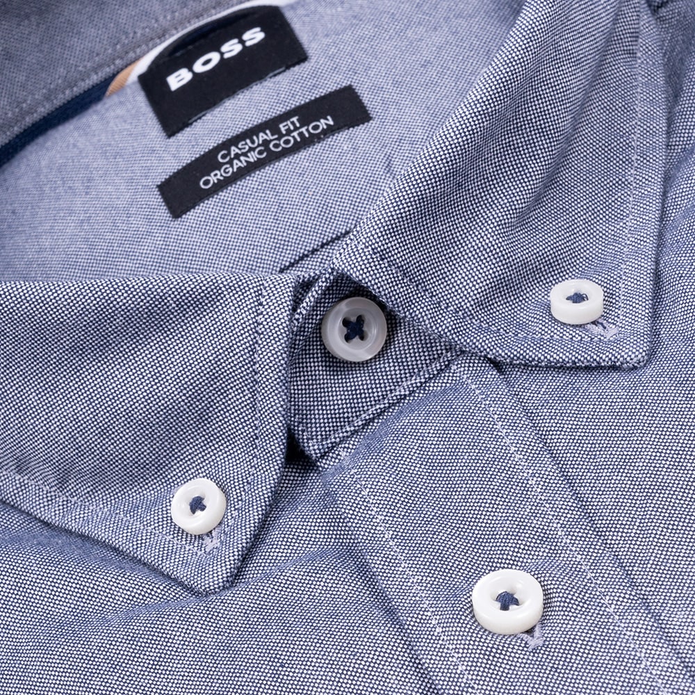 Boss Μπλε Πουκάμισο Button Down - 50520259