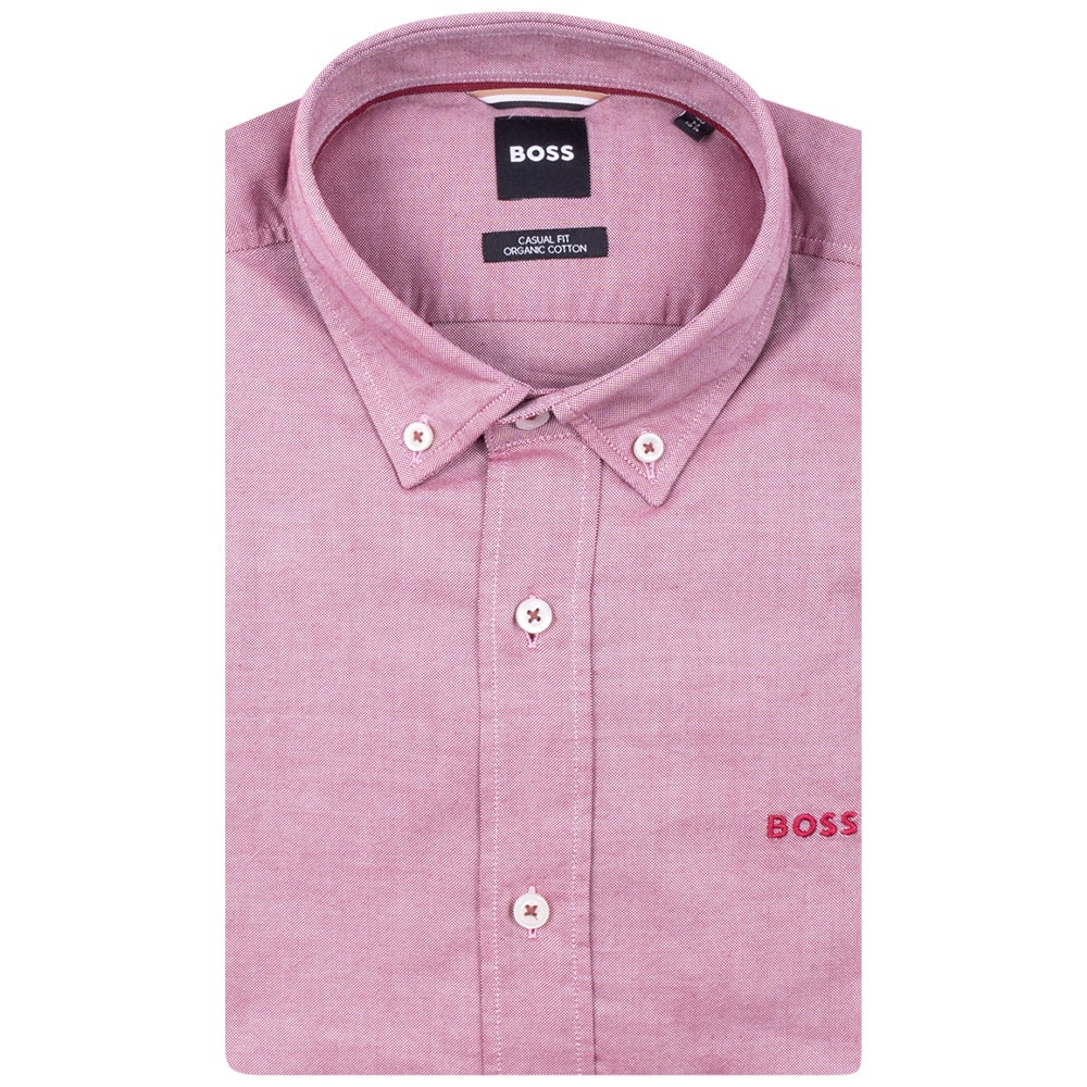 Boss Κόκκινο Πουκάμισο Button Down - 50520259