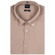 Boss Μπεζ Πουκάμισο Button Down 100% Linen - 50520283