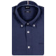 Boss Μπλε Σκούρο Πουκάμισο Button Down 100% Linen - 50520283