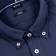 Boss Μπλε Σκούρο Πουκάμισο Button Down 100% Linen - 50520283