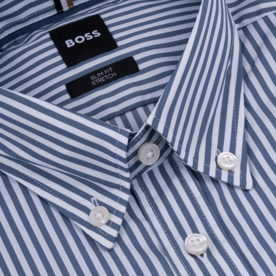 Boss Μπλε Πουκάμισο Button Down - 50520285