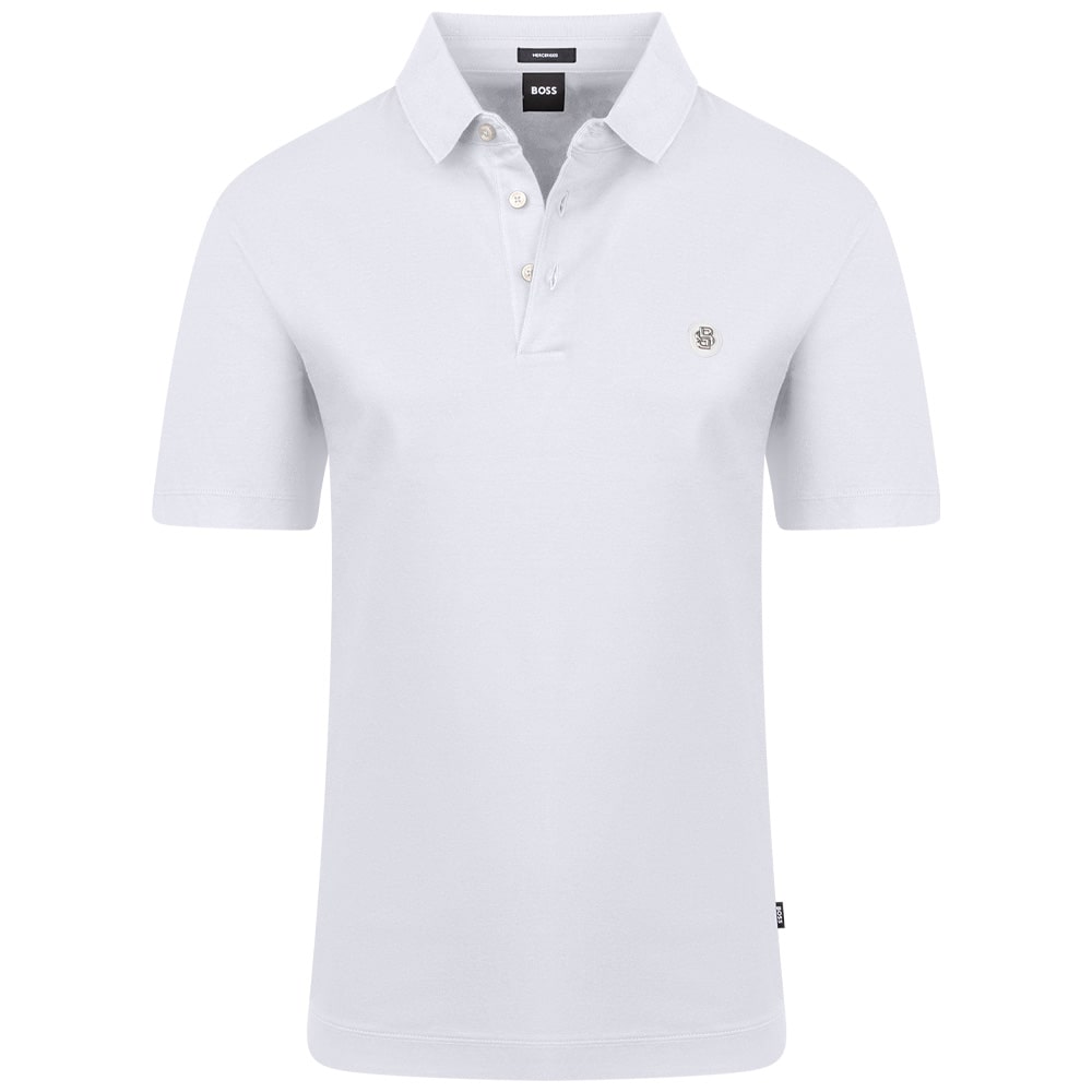 Boss Λευκό Κοντομάνικο polo C-Parris - 50520297