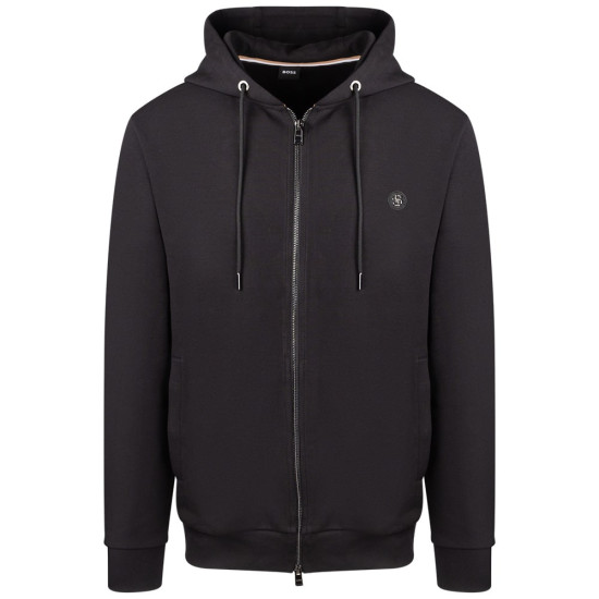 Boss Μαύρη Ζακέτα Hoodie - 50520303