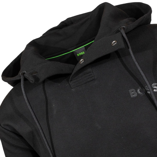 Boss Μαύρο Hoodie Soody Mirror - 50523464