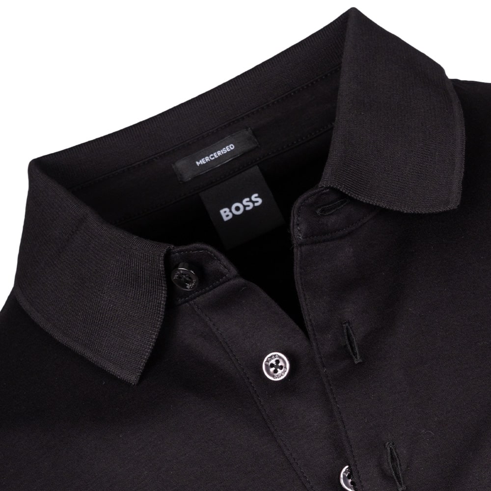 Boss Μαύρο Μακρυμάνικο polo C-Paley - 50523917