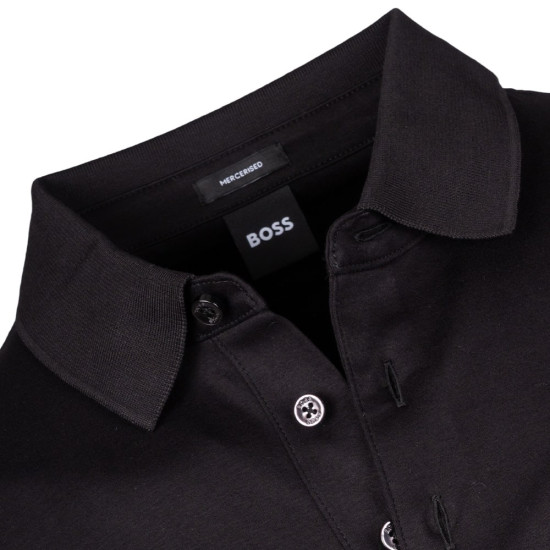Boss Μαύρο Μακρυμάνικο polo C-Paley - 50523917