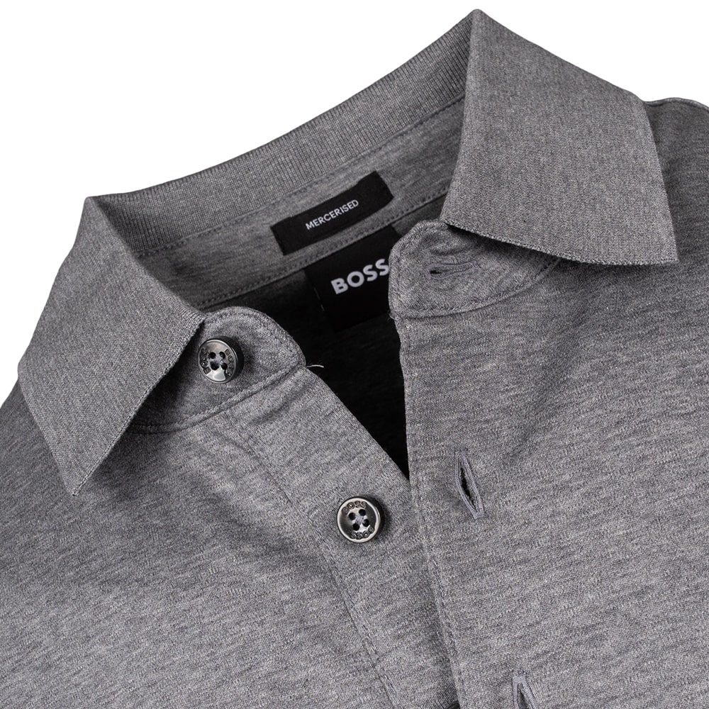 Boss Γκρι Μακρυμάνικο polo C-Paley - 50523917