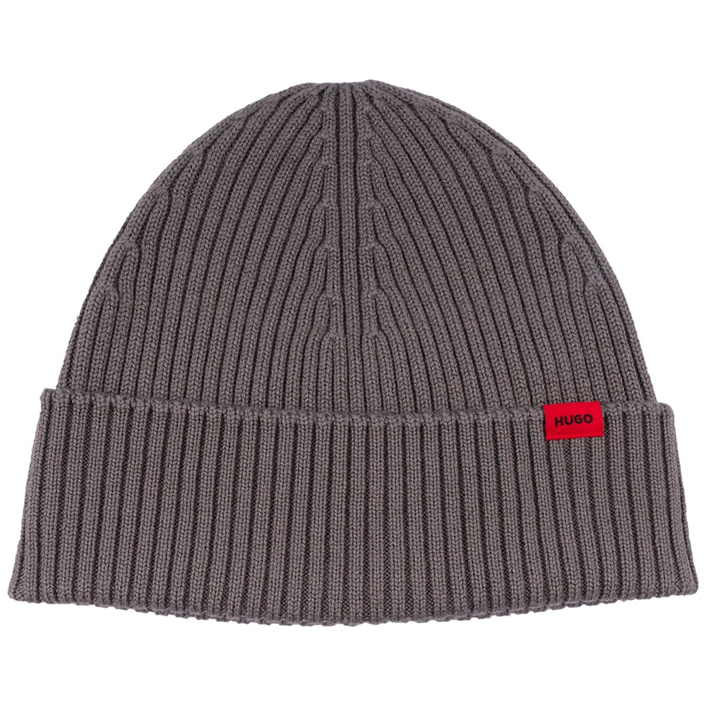 Hugo Γκρι Σκούφος Xola 100% Wool - 50524570