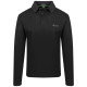 Boss Μαύρο Μακρυμάνικο polo Plisy Mirror - 50524620