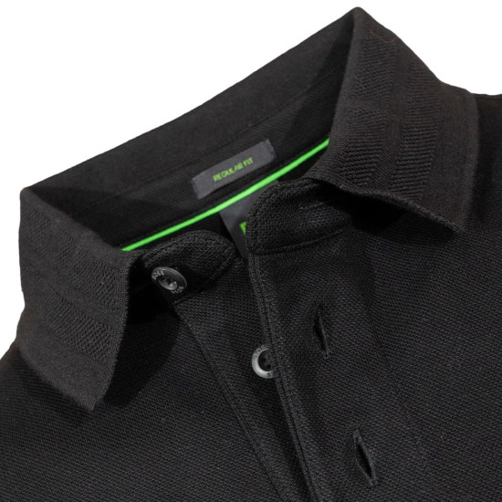 Boss Μαύρο Μακρυμάνικο polo Plisy Mirror - 50524620