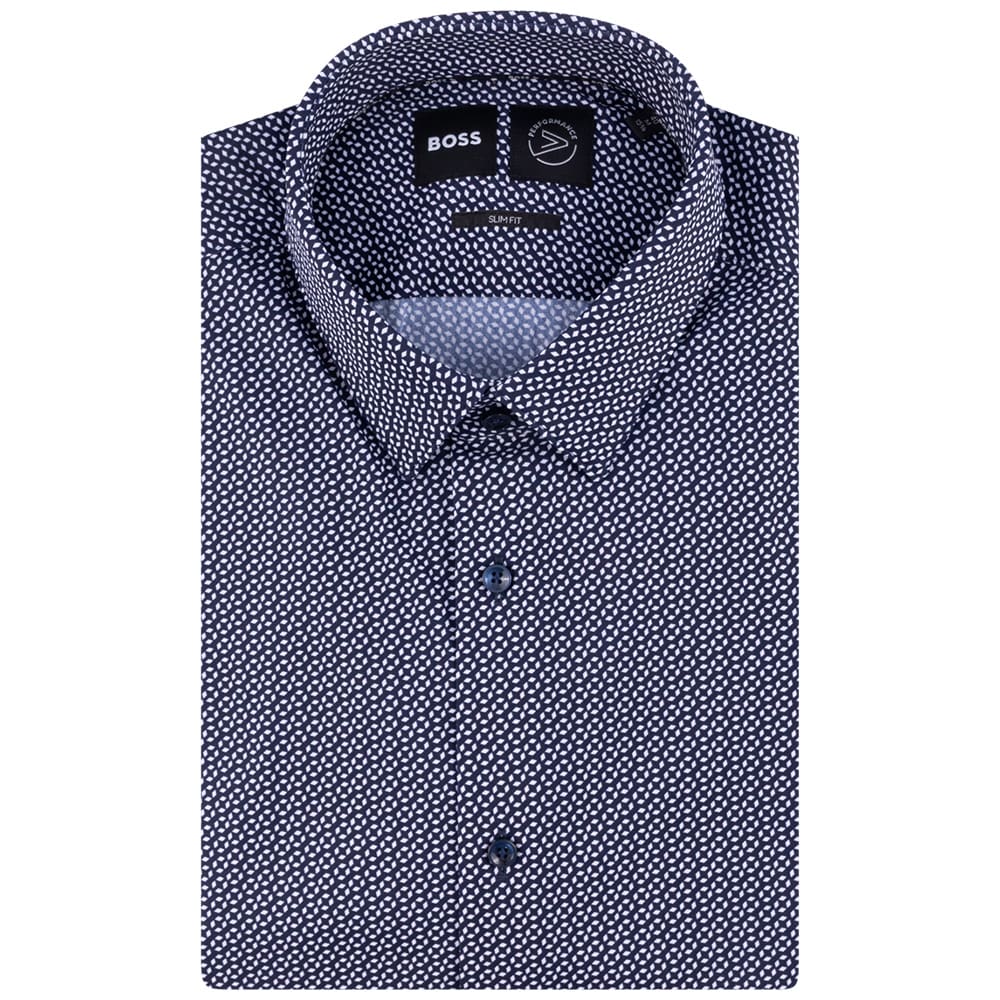 Boss Μπλε Πουκάμισο P-HANK-s-kent - 50527511