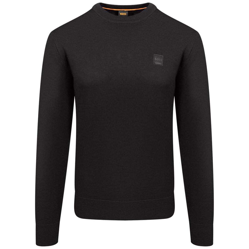 Boss Μαύρο Πουλόβερ Kanovano C Neck - 50527583