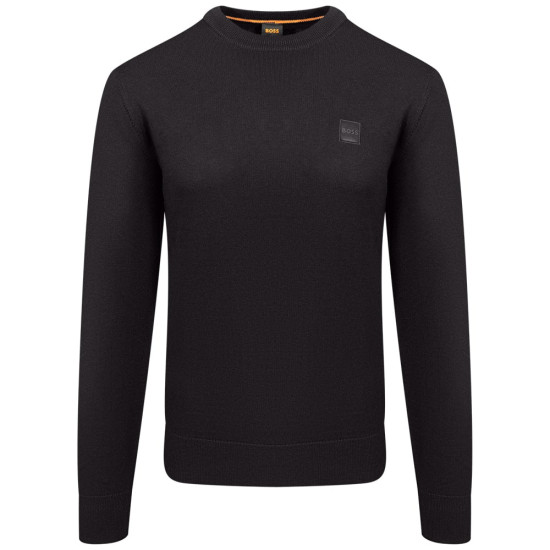 Boss Μαύρο Πουλόβερ Kanovano C Neck - 50527583