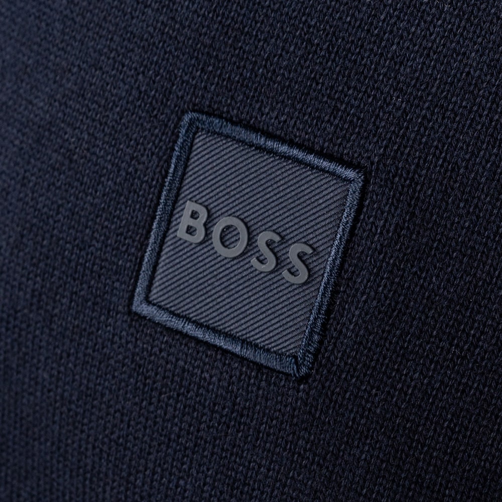Boss Μπλε Σκούρο Πουλόβερ Kanovano C Neck - 50527583