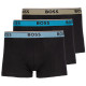 Boss Μαύρο Boxer Trunk 3Pcs - 50531684
