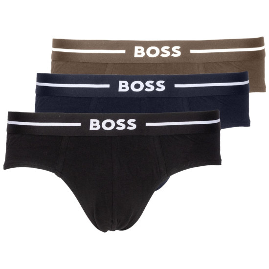 Boss Μαύρο/Μπλε/Μπεζ Εσώρουχα 3Pcs - 50532462