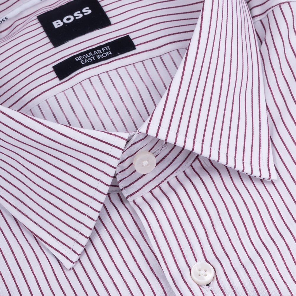 Boss Κόκκινο Πουκάμισο Ριγέ H-JOE-kent - 50532835