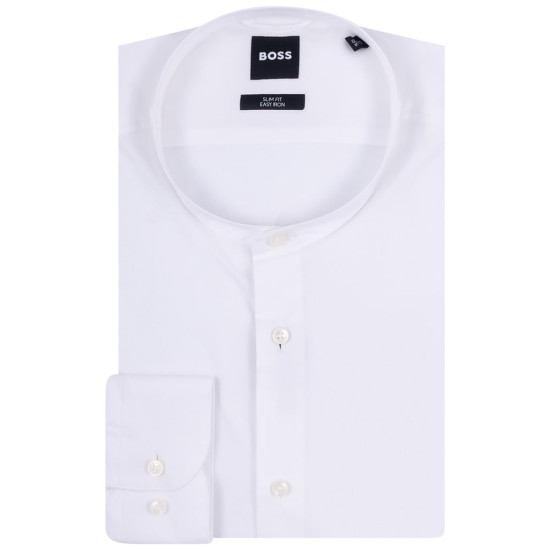 Boss Λευκό Πουκάμισο H-HANK Mao - 50532882