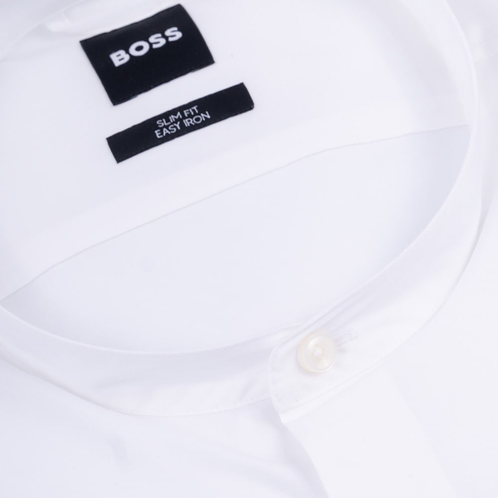 Boss Λευκό Πουκάμισο H-HANK Mao - 50532882