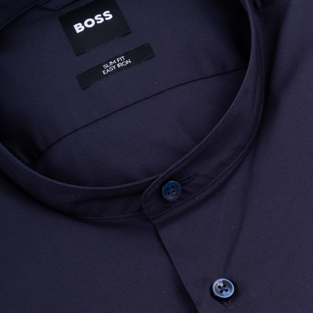 Boss Μπλε Σκούρο Πουκάμισο H-HANK Mao - 50532882