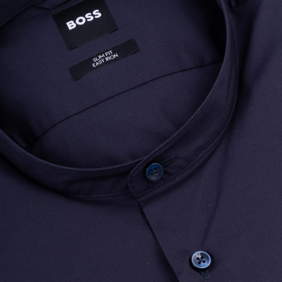 Boss Μπλε Σκούρο Πουκάμισο H-HANK Mao - 50532882