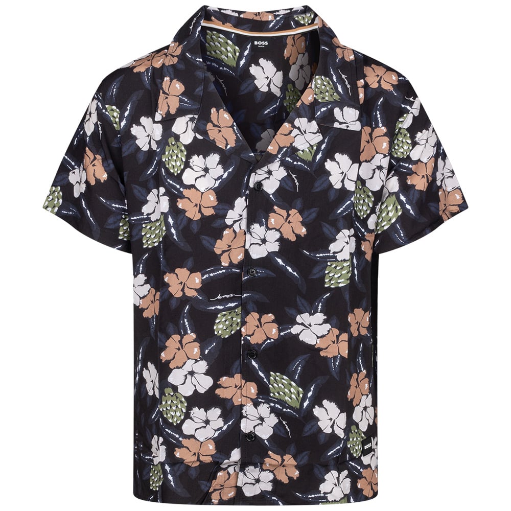 Boss Μαύρο Beach Shirt - 50535793