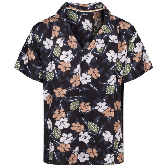Boss Μαύρο Beach Shirt - 50535793