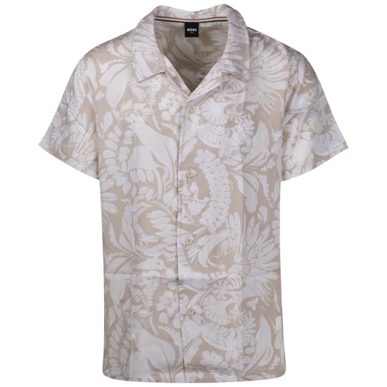 Boss Μπεζ Beach Shirt - 50535793