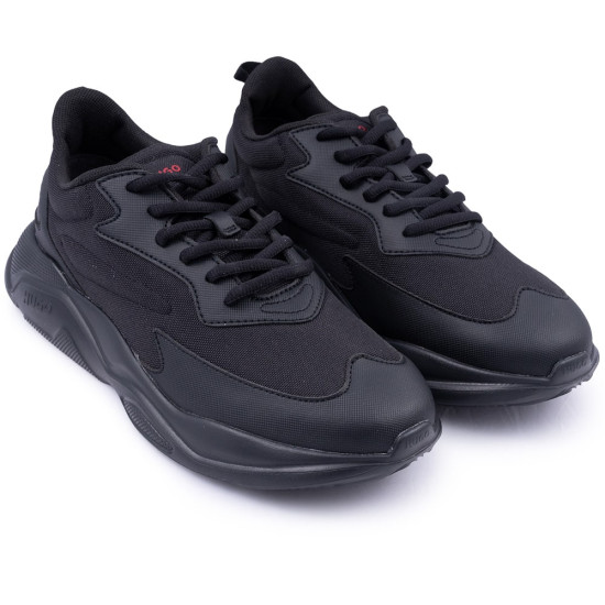 Hugo Μαύρα Sneakers Leon Runn - 50536960