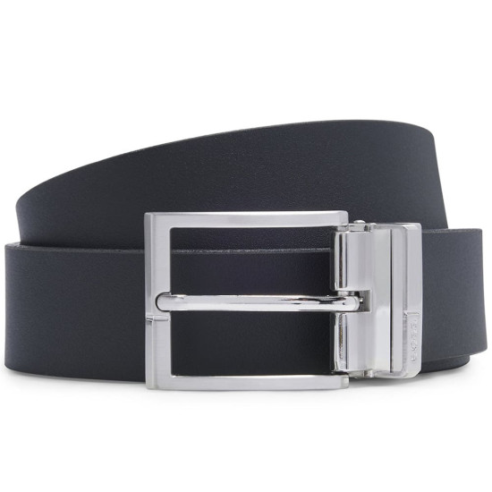 Boss Μαύρη Ζώνη 100% Leather - 50537100
