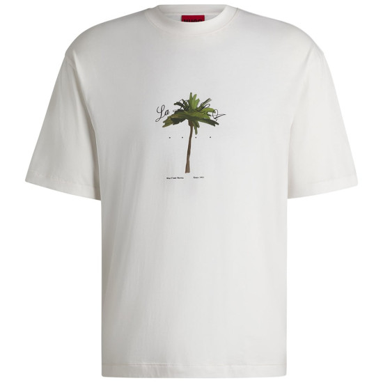 Hugo Εκρού T-shirt Duwom - 50538972