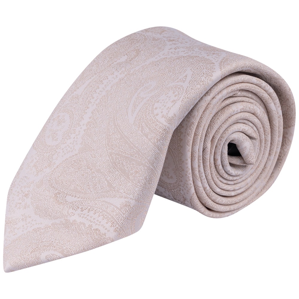 Boss Μπεζ Γραβάτα 7,5 Cm - 50538976