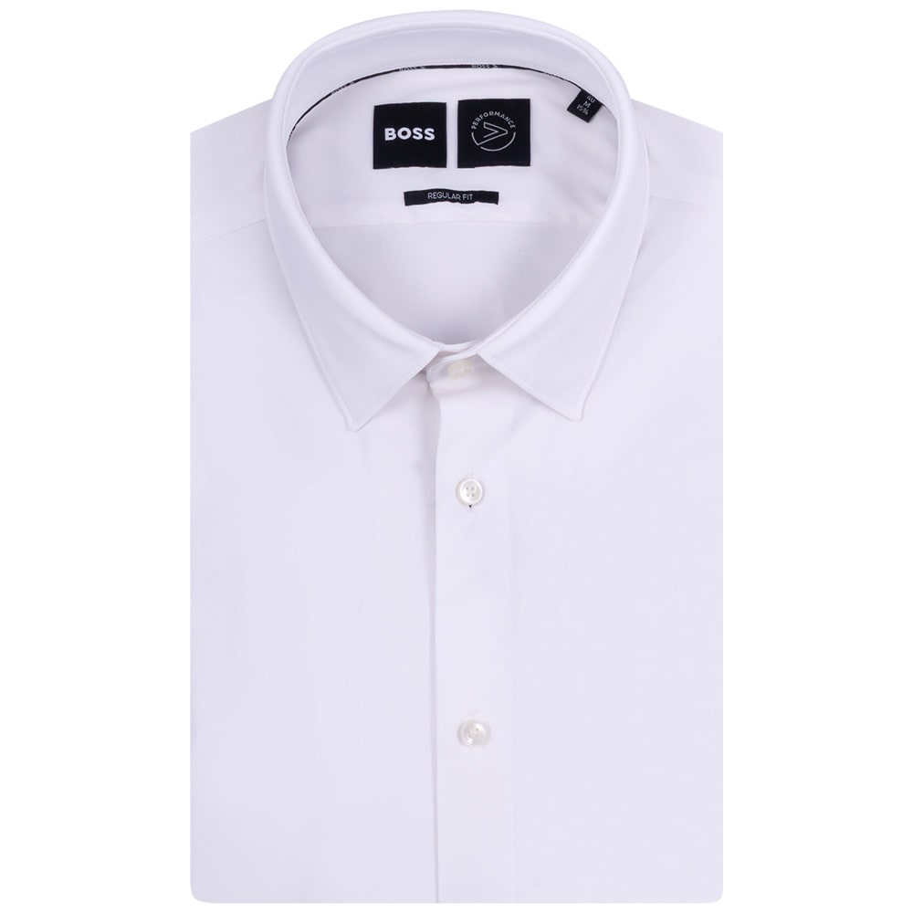 Boss Λευκό Πουκάμισο Kent - 50539043