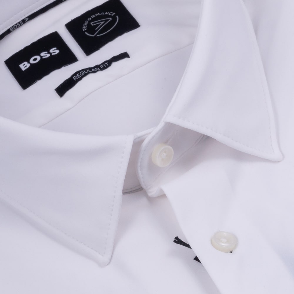 Boss Λευκό Πουκάμισο Kent - 50539043