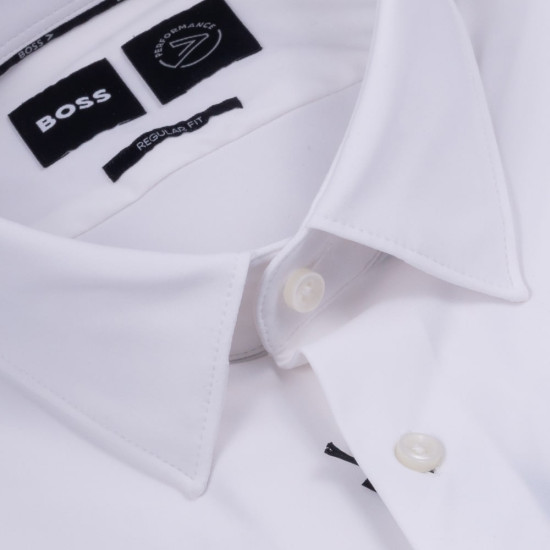 Boss Λευκό Πουκάμισο Kent - 50539043