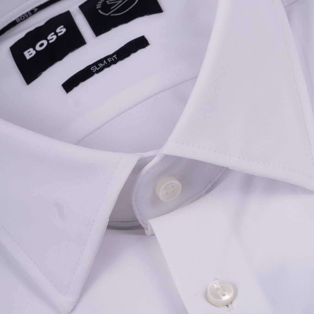 Boss Λευκό Πουκάμισο P-HANK - 50539391