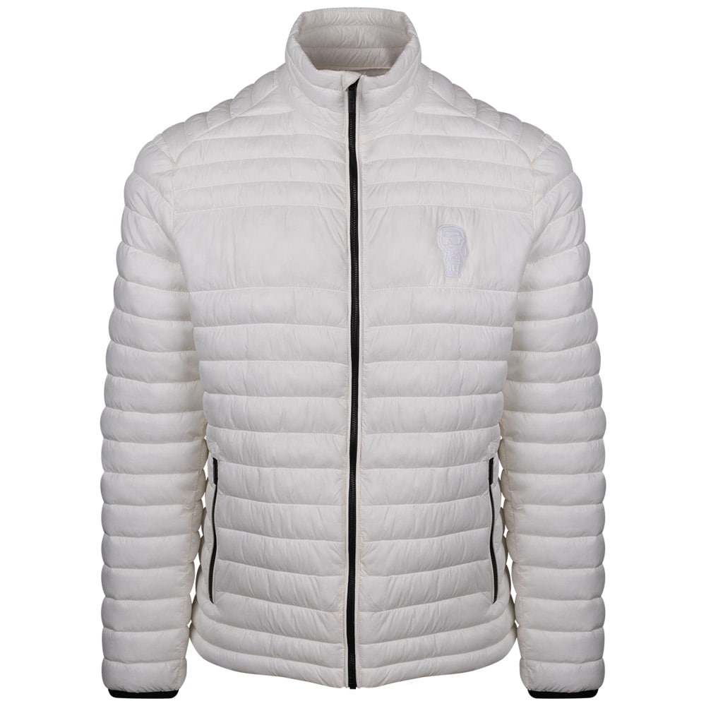 Karl Lagerfeld Λευκό Μπουφάν τύπου Puffer Jacket - 505400 533591 