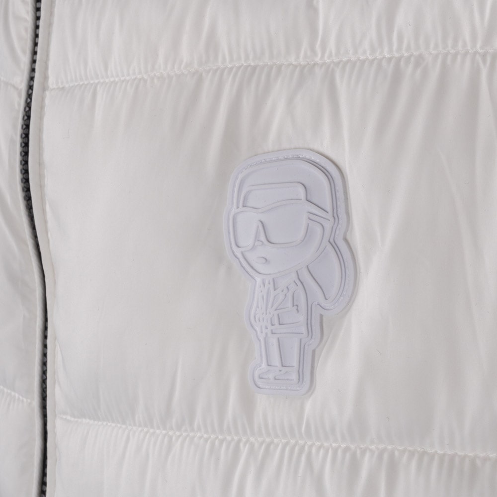 Karl Lagerfeld Λευκό Μπουφάν τύπου Puffer Jacket - 505400 533591 