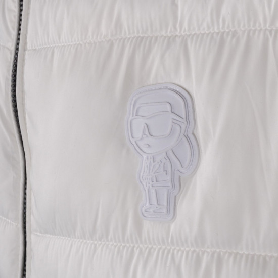 Karl Lagerfeld Λευκό Μπουφάν τύπου Puffer Jacket - 505400 533591 