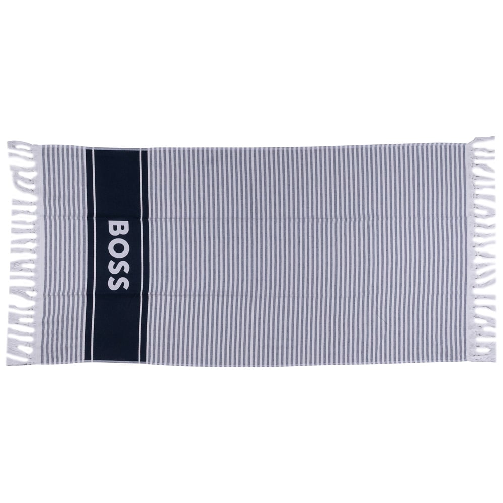 Boss Λευκή Πετσέτα Riviera - 50540424