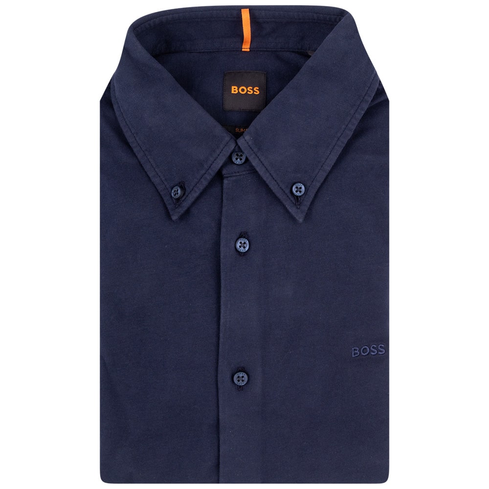 Boss Μπλε Πουκάμισο Myjersey_M - 50543089