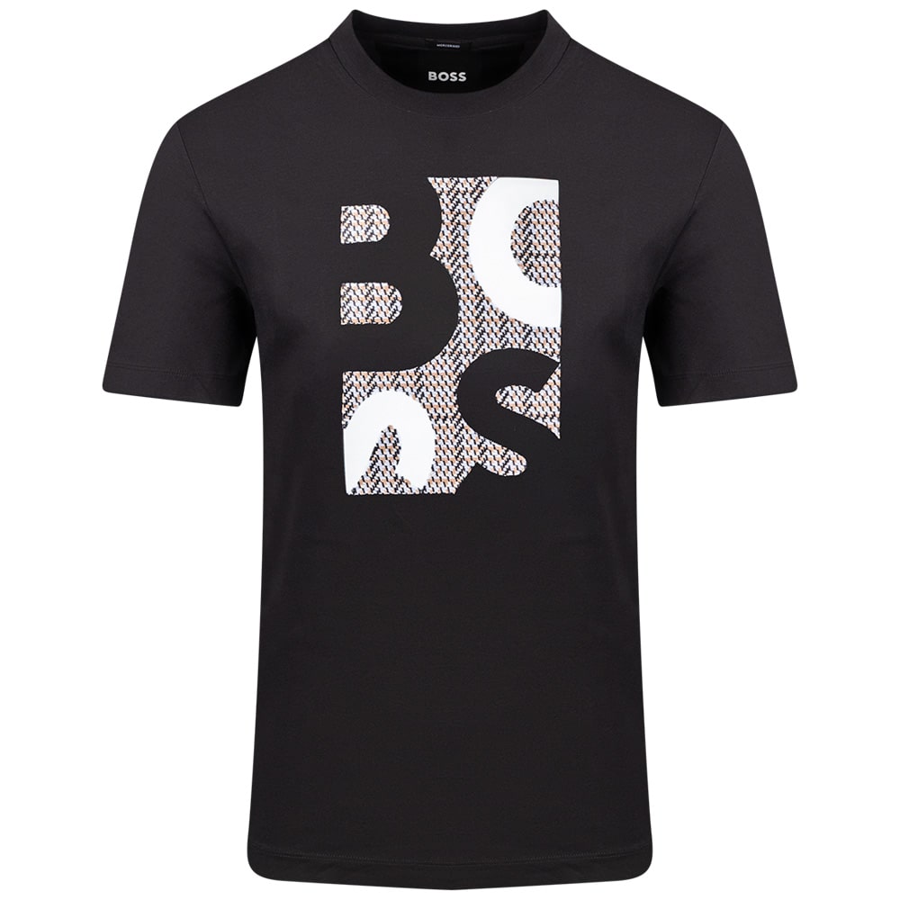 Boss Μαύρο T-shirt H-Thompson C Neck - 50543901