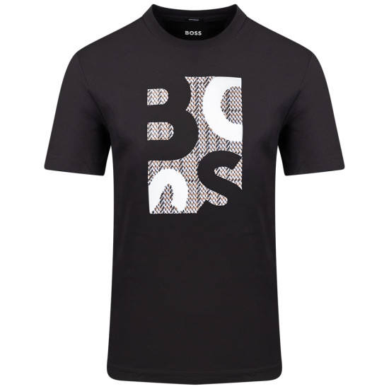 Boss Μαύρο T-shirt H-Thompson C Neck - 50543901