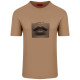 Hugo Μπεζ T-shirt C Neck Deterni - 50544496