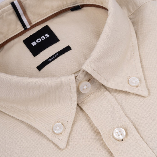 Boss Μπεζ Πουκάμισο Button Down - 50544917