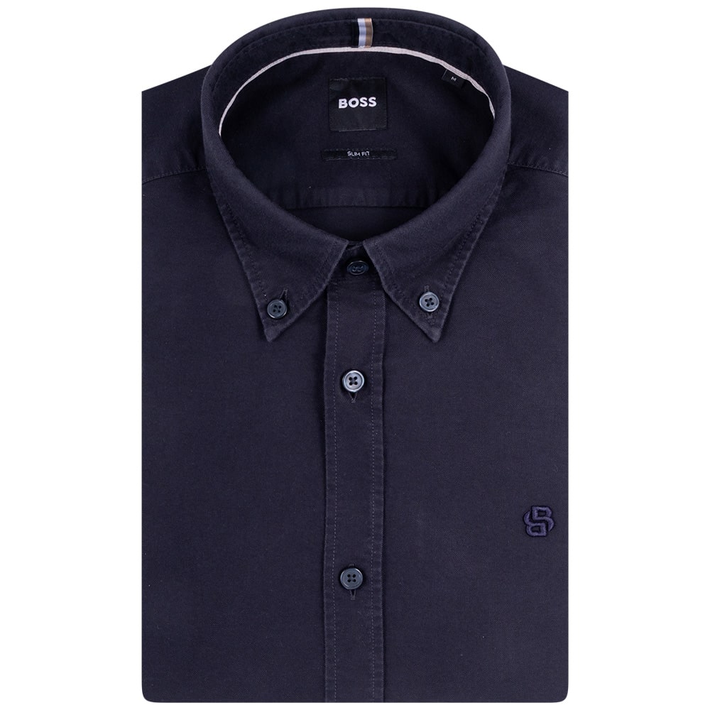 Boss Μπλε Πουκάμισο Button Down - 50544917