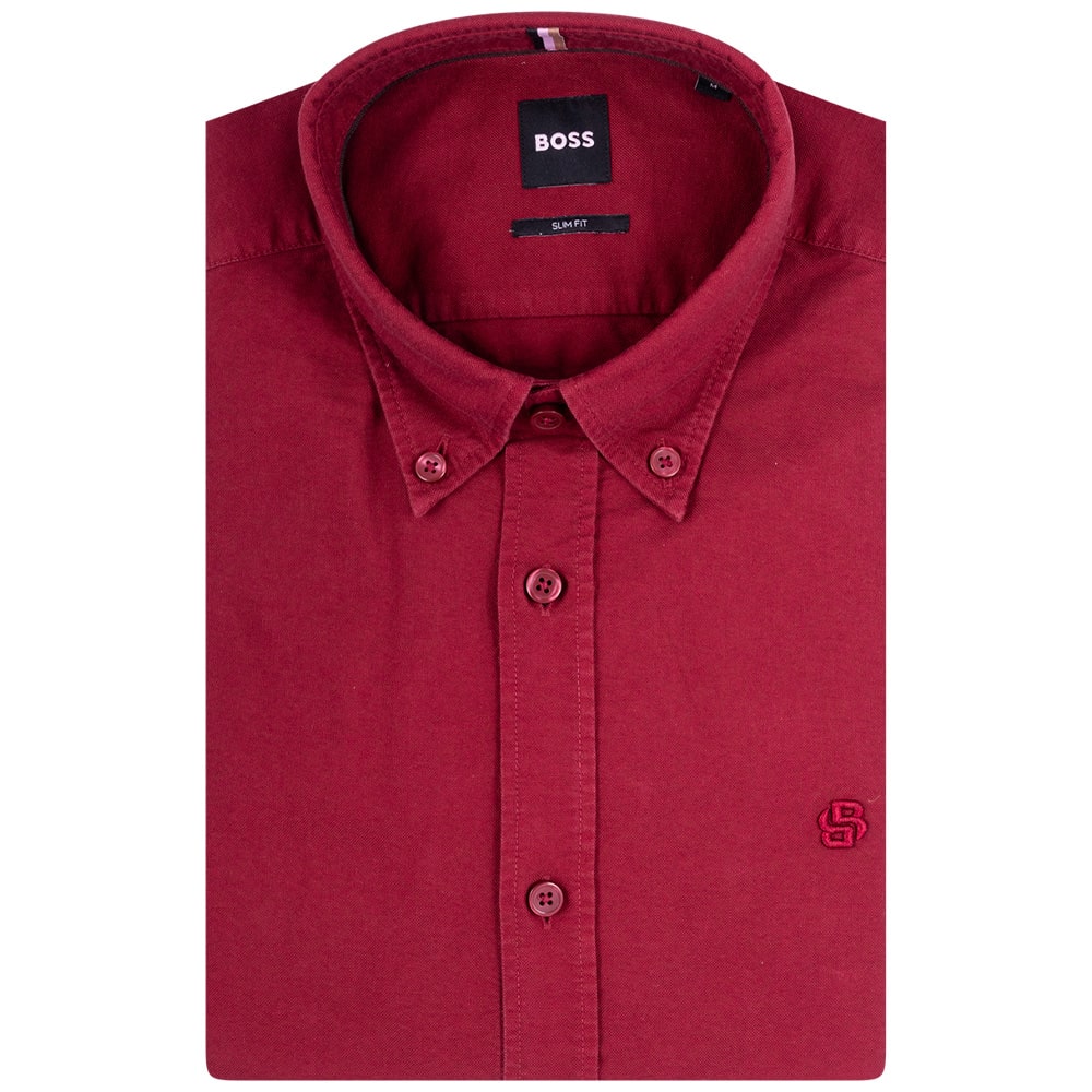 Boss Κόκκινο Πουκάμισο Button Down - 50544917